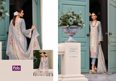 Fizaa Karachi Cotton Dress Material Catalog
